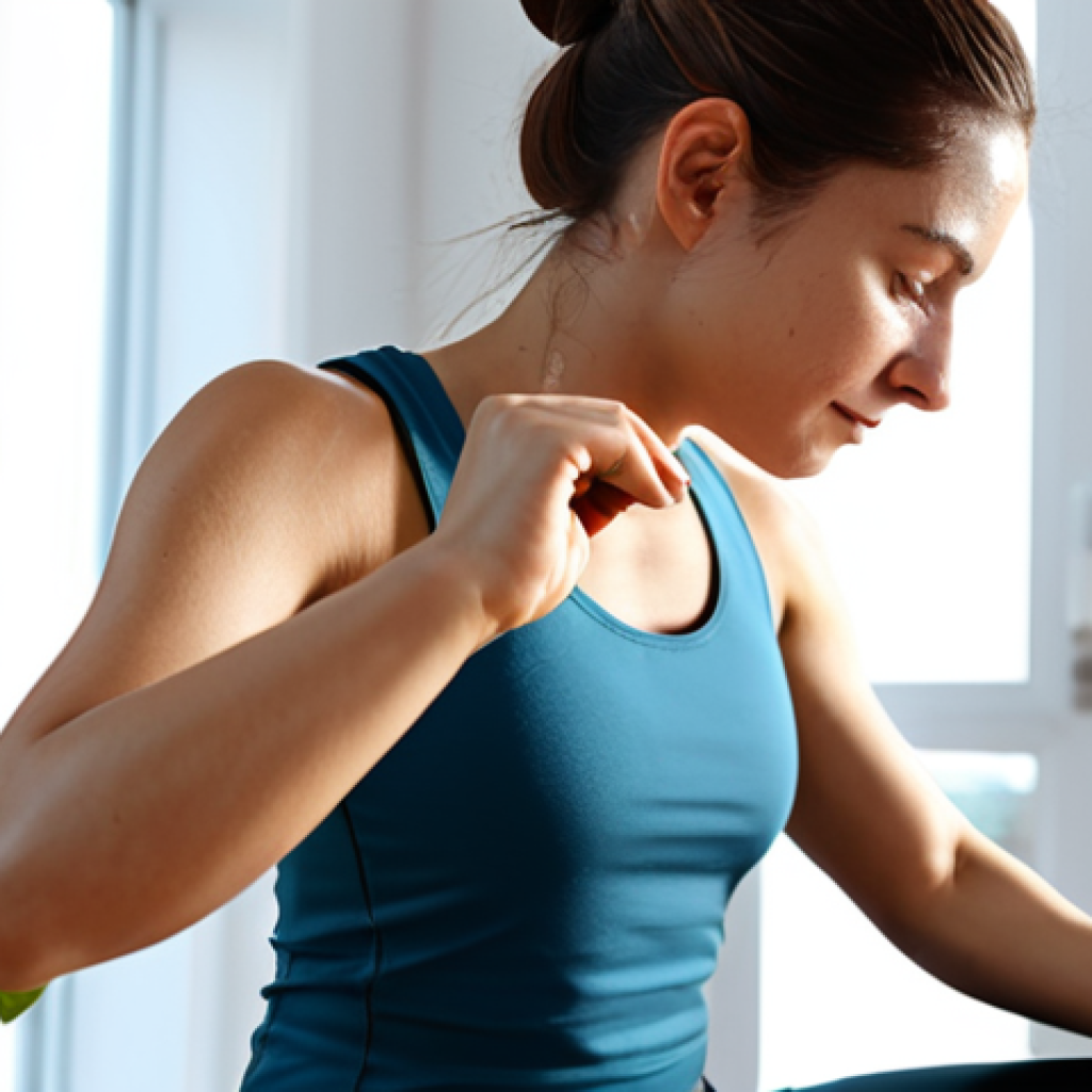 Wellness Wearable in Action**
"A young, fully clothed woman wearing a stylish smartwatch and modest workout clothes, practicing yoga in a sunlit studio with plants in the background, displaying a calm and focused expression. The smartwatch screen shows biofeedback data related to heart rate and stress levels. Safe for work, appropriate content, professional, perfect anatomy, natural pose, high quality, well-formed hands. 'Bem-estar emocional' overlay text."
**
