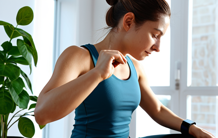 Wellness Wearable in Action**
"A young, fully clothed woman wearing a stylish smartwatch and modest workout clothes, practicing yoga in a sunlit studio with plants in the background, displaying a calm and focused expression. The smartwatch screen shows biofeedback data related to heart rate and stress levels. Safe for work, appropriate content, professional, perfect anatomy, natural pose, high quality, well-formed hands. 'Bem-estar emocional' overlay text."
**