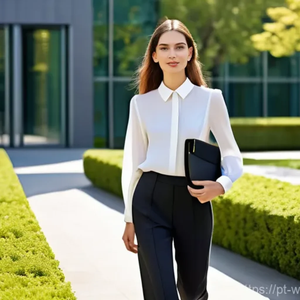 스마트 의류의 착용 동기 분석 - **Prompt for "The Revolution of Comfort and Practicality":**
"A stylish young professional, appe...